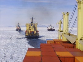 Cargo Ship Cruise Convoy